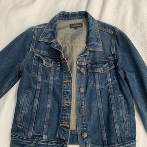 JCREW dark wash jeans jacket